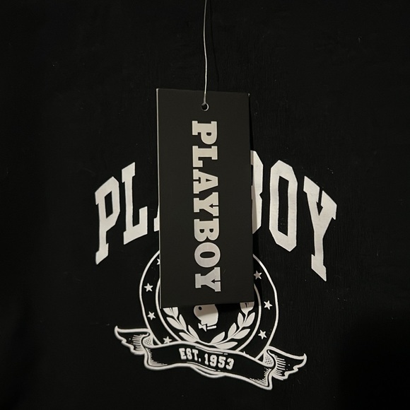 NWT PLAYBOY CROP TEE - Picture 3 of 3